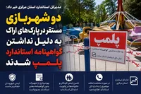 دو شهربازی در اراک به دلیل نداشتن تأییدیه استاندارد پلمپ شد