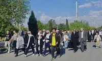 برگزاری همایش پیاده روی خانوادگی در ارومیه