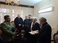 دیدار مسئولان شهرستانی با خانواده های پنج شهید پاسدار جنگ رمضان شهرستان مراغه