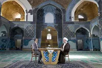 ضبط و پخش برنامه آفتاب شرقی از مسجد کبود تبریز