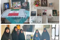 دیدار مسئول مرکز خانواده سپاه گیلان با خانواده شهیدان سردار مطیع‌دوست و قنبری