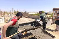 فیلم/ رزمایش فاطمی با حضور جهادگران یزدی در منطقه کم برخوردار گاریزات