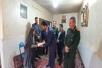 دیدار فرماندار تویسرکان با خانواده شهدا