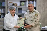 دیدار فرمانده مرزبانی آذربایجان‌شرقی با مدیرکل حفظ آثار دفاع مقدس استان