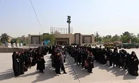 تصاویر/ بازدید دانش‌آموزان مدارس مشهد از شهرک «مقاومت»