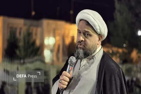 سخنرانی در اجتماع مردمی کاشمر