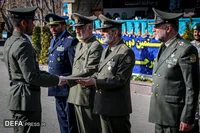 تصاویر/ آیین اختتامیه هشتمین دوره رزم مقدماتی درجه‌داری ارتش جمهوری اسلامی ایران