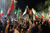 تصاویر/ هفتادو پنجمین شب از قرار عاشقی مردم خراسان‌شمالی در شهادت رهبر شهید