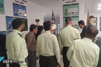 تصاویر/ بازدید فرمانده نیروی انتظامی سیستان وبلوچستان از موزه دفاع مقدس و مقاومت استان
