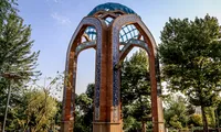 برگزاری مراسم عزاداری شهادت امام رضا (ع) در یادمان شهدای گمنام بوستان «پلیس»