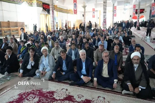 مراسم چهلم شهدای جنگ تحمیلی سوم