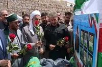 فیلم/ گرامیداشت شهدای انتظامی جنگ تحمیلی رمضان در سنندج برگزار شد