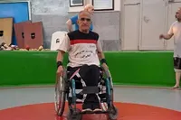 شهادت جانباز قهرمان ورزش‌های باستانی البرز