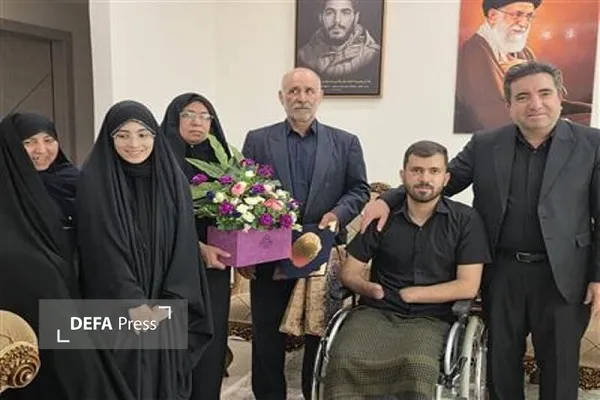 دیدار معاون قوه قضاییه جانباز جنگ رمضان
