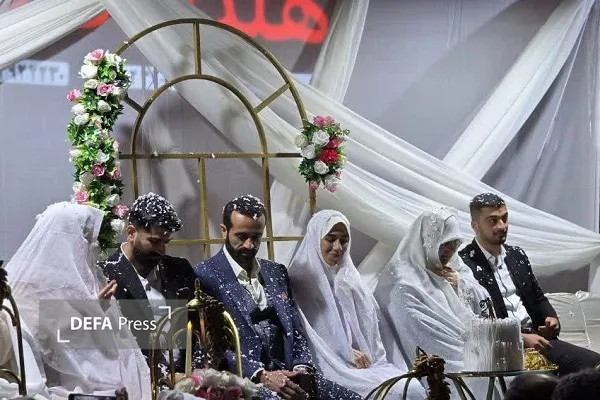 برگزاری جشن ازدواج ۶ زوج تنکابنی در پویش ملی «مهر ماندگار» برگزاری جشن ازدواج ۶ زوج تنکابنی در پویش ملی «مهر ماندگار»