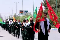 برگزاری بیست‌وهشتمین حرکت کاروان عاشقان حسینی زائران خمینی (ره) در استان اصفهان
