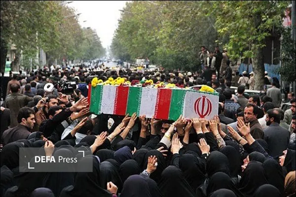تشییع و خاکسپاری شهید امنیت «امین عزیزی» در بروجرد