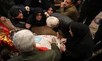 فیلم/ وداع سوزناک مادران با شهدای حملات آمریکایی صهیونیستی در رشت