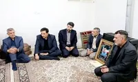 مسئولان وزارت جهاد کشاورزی با خانواده شهیدان «سفیدپری» دیدار کردند
