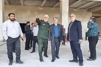 بازدید شبانه معاون عمرانی استاندار از پروژه موزه دفاع مقدس و مقاومت خوزستان