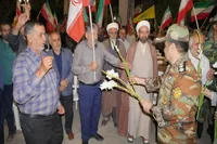 سرهنگ بهاری‌فر: مردم قزوین با حضور خود پشتوانه محکمی برای نیروهای مسلح بودند+ تصاویر