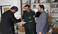 تصاویر/ تقدیر مدیرکل حفظ آثار دفاع مقدس مازندران از تهیه کننده فیلم‌های دفاع مقدس