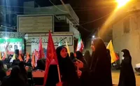 فیلم/ تجمع شبانه مردم روستای کرمجگان قم