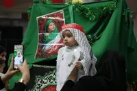 تصاویر/ هم‌نوایی شیرخوارگان اراکی با طفل  ۶ ماهه امام حسین (ع)