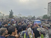پیکر مطهر شهدای نیروی پدافند هوایی ارتش تشییع شد