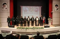 آیین تکریم ومعارفه فرمانده ناحیه مقاومت بسیج شهرستان شهرکرد