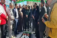 پاداش: تکمیل حرم شهید گمنام بافت تا سالگرد خاکسپاری