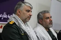 تصاویر/ نشست خبری فرماندهان نواحی مقاومت بسیج شهرستان یزد