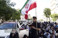 قرائت دعای عرفه در خیابان سعدی تهران