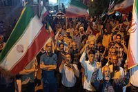 فیلم/ نمایش رژه اقتدار بسیج مردمی و تجهیزات نظامی درسطح خیابان‌های شهر بهاباد