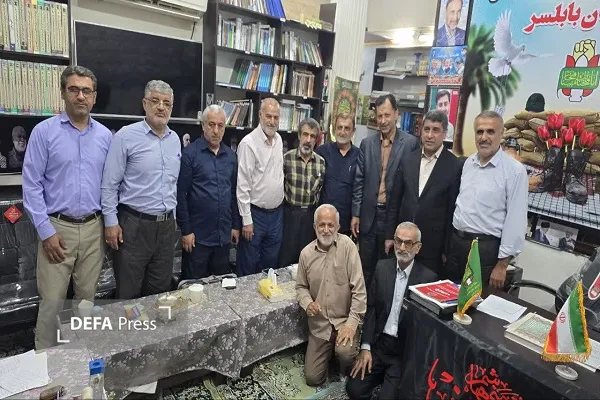 تقدیر مسئول دفتر حفظ آثار و نشر ارزش‌های دفاع مقدس و مقاومت بابلسر از فرماندار شهرستان