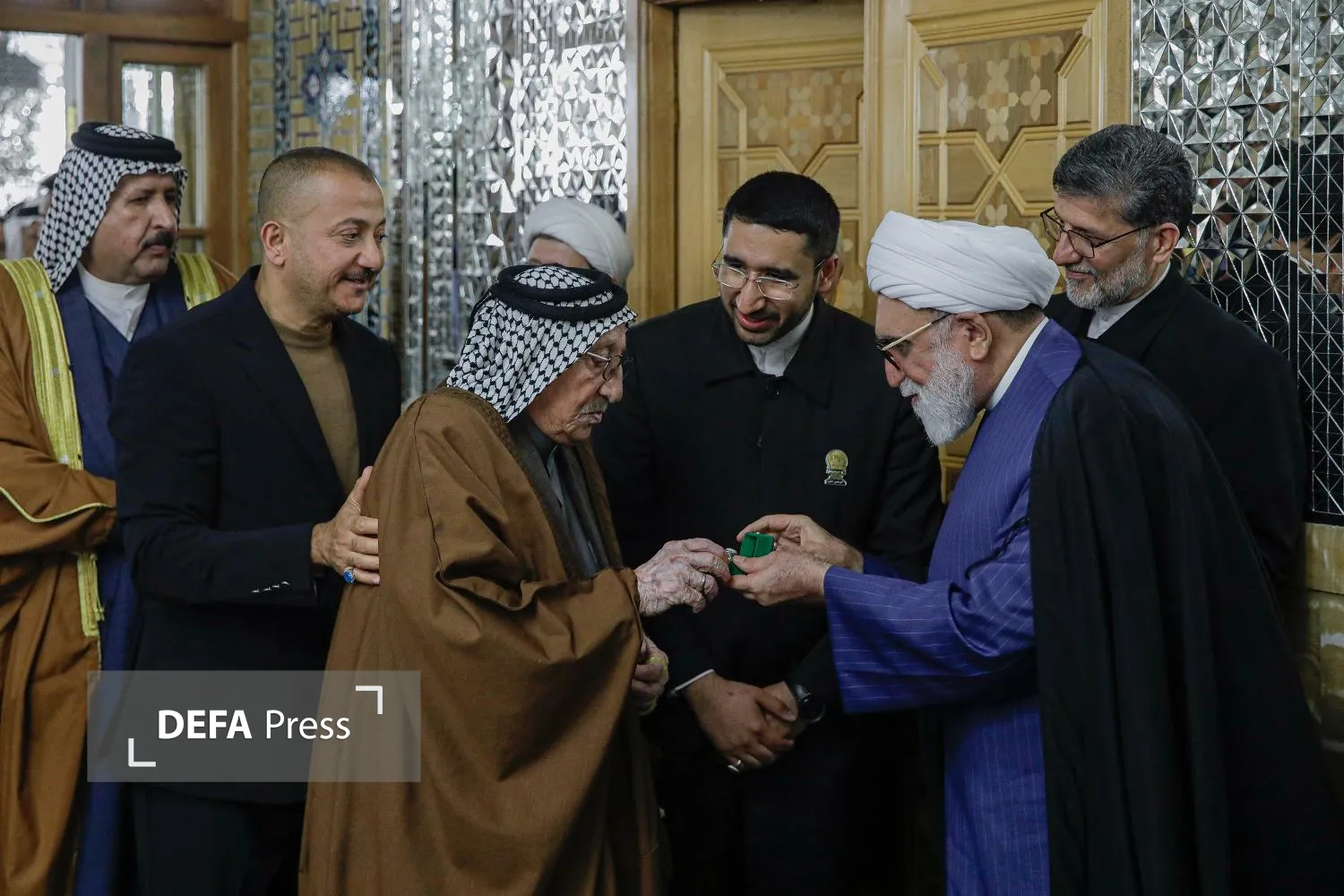 تصاویر/ دیدار شیوخ و سران غیور عشایر عراق و خوزستان با تولیت آستان قدس رضوی