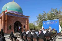 رونمایی از مقبره شهدای گمنام بوستان شقایق تهران