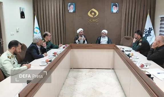دیدار مدیران کل حفظ آثار دفاع مقدس و صداوسیمای مرکز قم