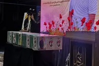 آیین وداع با شهید مدافع امنیت «احد زرنگی‌پور» در کرمان