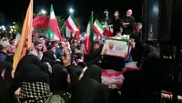 پیکر مطهر شهید جبهه مقاومت، حجت‌الاسلام«منصور حبیبی‌پور» در ایزدخواست تشییع شد