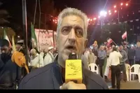 فیلم/پیام مردم ایران به جهان؛ ایستادگی در میدان‌ها و امید به پیروزی کامل رزمندگان