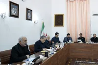 نشست مسئولان تشریفات برگزاری مراسم تشییع پیکر رهبر شهید با عراقچی