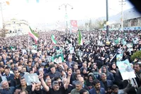 فیلم/ سوگواری مردم یاسوج در پی شهادت رهبر انقلاب