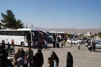 آمادگی ۷۰ دستگاه اتوبوس برای اعزام زائران اربعین خراسان شمالی+ تصاویر