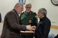 دیدار و تکریم خانواده شهید جنگ رمضان در اهواز
